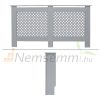 Radiator cover 152x19x82 cm radiator cover gray honeycomb radiator cover, grid, radiator cover