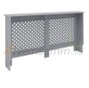 Radiator cover 152x19x82 cm radiator cover gray honeycomb radiator cover, grid, radiator cover