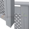 Radiator cover 152x19x82 cm radiator cover gray honeycomb radiator cover, grid, radiator cover