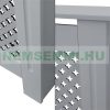 Radiator cover 112x19x82 cm radiator cover gray honeycomb pattern radiator cover, grid, radiator cover