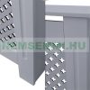 Radiator cover 78x19x82 cm radiator cover gray honeycomb pattern radiator cover, grid, radiator cover