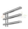 Colorful design radiator - Radox Linx Mixt 736x500 mm black-chrome towel dryer heater towel warmer