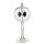 Fénymalom light-powered rotating vacuum glass radiometer by Crookes, 20 cm high