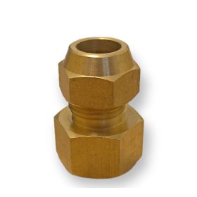   Réz csatlakozó fitting 15 mm-es rézcső végére, a másik vége 1/2" belső menet