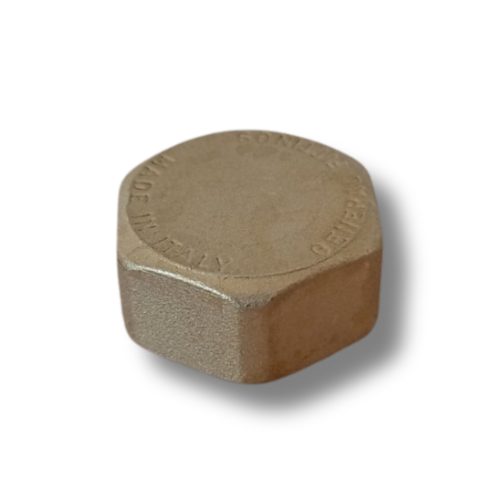 Napkollektor csatlakozó lezáró kupak záródugó  3/4" menet záródugóval, belsőmenetes