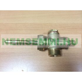 Kézi légtelenítő szelep hőmérséklet érzékelő hüvellyel szolár vagy fűtés rendszerhez. 