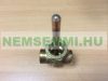 Manual vent valve with temperature sensor sleeve for solar or heating systems. Pure copper, 22mm crackle and 3/4" threaded connection