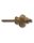 Manual vent valve with temperature sensor sleeve for solar or heating systems. Pure copper, 22mm crackle and 3/4" threaded connection