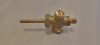 Manual vent valve with temperature sensor sleeve for solar or heating systems. Pure copper, 22mm crackle and 3/4" threaded connection