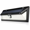 DAMAGED, BAD BATTERY! Solar motion sensor wall lamp with 90 LED bulbs. Excellent step for lighting