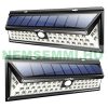 DAMAGED, BAD BATTERY! Solar motion sensor wall lamp with 90 LED bulbs. Excellent step for lighting