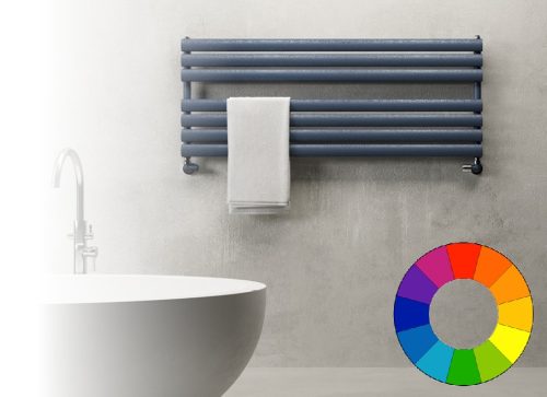 Színes radiátor - Cordivari Samira Wide 1400x480 fehér design törölközőszárító.
