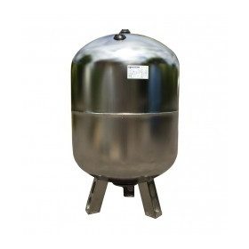   Saválló acél hidrofor tartály 50 liter álló inox rozsdamentes membrános zárt rendszerű használati víz tartály EPDM DIN4807 gumimembránnal