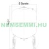 Acid-resistant steel hydrophore tank 50 liters standing inox stainless membrane closed-system domestic water tank with EPDM DIN4807 rubber membrane