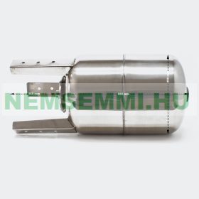   Rozsdamentes tágulási tartály 100 liter álló inox saválló hidrofor EPDM membrán