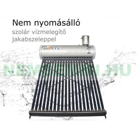   Tartályos napkollektor SD-GT 150 literes HMV tartállyal, 15 csöves  hálózatra köthető a kiegészítő tartállyal (jakab szelep)