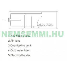   Vákuumcsöves napkollektorhoz CSAK TARTÁLY, 15 csöves 150 l tartály