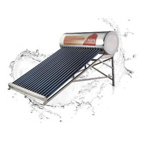   Tartályos napkollektor nem nyomásálló SD-S (SD-G) inox 300 literes 30 csöves átfolyós rendszerű, rozsdamentes tartály és keret