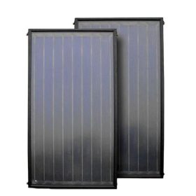   2 db napkollektor SID síkkollektor csomagárban 6 év garanciával, rézcsöves kollektor alumínium keret biztonsági üveg szelektív bevonat