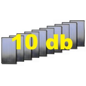   10 db SID síkkollektor 6 év garanciával, nagykereskedelmi akciós áron, csomag árban. 