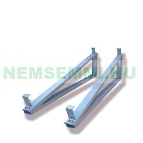 napkollektor tartókeret horizontális lapos tető