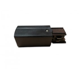   AV sínes LED lámpatartó sínhez bekötő idom 3 fázisú, fekete színben