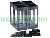 Colorful outdoor solar lamp 4 RGB + W LEDs, with remote control 80 lm 1 W