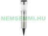 LED solar lamp that can be inserted into the ground, 6 stainless steel garden lamps with light sensor