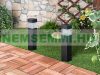 LED solar lamp that can be inserted into the ground, black 6 garden lamps with twilight sensor 