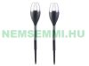 Solar LED garden torch 2 pieces, flashing light with flame effect