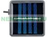 Solar circular light for flowers 3 pieces, 15 LED twilight sensor IP44 
