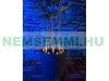 Solar circular light for flowers 3 pieces, 15 LED twilight sensor IP44 