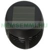 Solar garden lamp, set of 4 lamps, 6-8 hour operating time, waterproof plastic, black