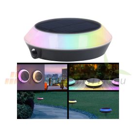   Okos Napelemes kültéri lámpa mozgásérzékelős intelligens lámpa 90 lm állítható Smart RGB CCT LED-ek, PIR, Bluetooth, App