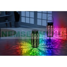   Intelligens fém napelemes lámpa 2 darabos szett dekoratív okos szolár lámpa alkalmazással, Bluetooth, IP44