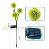 Solar dandelion lighting that can be inserted into the ground, a set of 2 outdoor solar lighting