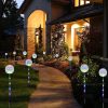 Solar dandelion lighting that can be inserted into the ground, a set of 2 outdoor solar lighting