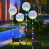 Solar dandelion lighting that can be inserted into the ground, a set of 2 outdoor solar lighting