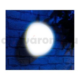 Napelemes kültéri lámpa 4 darab fehér félgömb szolár lámpa szürkületérzékelővel