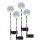 Solar dandelion lighting that can be inserted into the ground, a set of 4 outdoor solar lighting