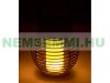 Solar garden lamp with 51 flame-effect LED twilight sensors, IP44