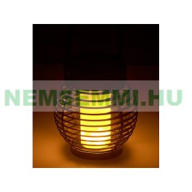   Napelemes kerti lámpa 51 lánghatású LED szürkületérzékelővel, IP44