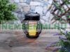 Solar garden lamp with 51 flame-effect LED twilight sensors, IP44