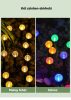 Solar decor sphere lamp 4 meters 10 spheres warm white ground-mounted outdoor lighting garden solar lighting