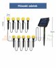 Solar decor sphere lamp 4 meters 10 spheres warm white ground-mounted outdoor lighting garden solar lighting