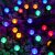 Napelemes dekor gömb lámpa 4 méter 10 gömb színes földbe szúrható kültéri világítás