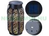 Smart metal solar lamp with decorative smart solar lamp app, Bluetooth, IP44