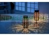 Smart metal solar lamp with decorative smart solar lamp app, Bluetooth, IP44