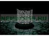 Outdoor solar lamp with RGB and white LEDs and twilight sensor, IP44
