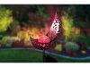 Solar outdoor lamp moon-shaped solar lamp with RGB LED color-changing half-moon twilight sensor